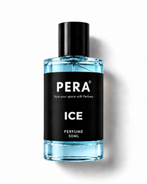ice blue perfume bottle