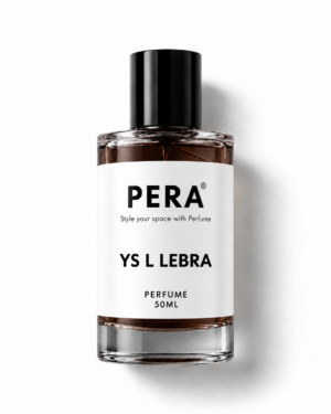 perfume bottle with ys l lebra label